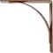 Ekena Millwork Morris Steel Bracket, Hammered Copper 3"W x 12"D x 12"H BKTM03X12X12MOHCO - alternate 4
